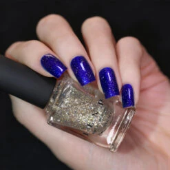 Party Popper -HOLO Nails Shop Party Popper over Midnight Kiss FS